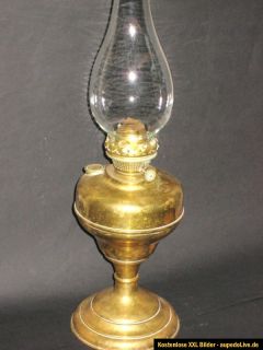 alte Petroleumlampe, MARQUE DEPOSEE * L&B * Messing, Groß 48cm