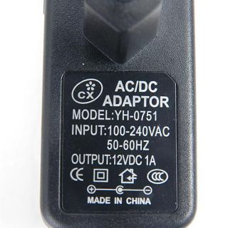 Neu AC 100 240V / DC 12V 1A Adapter Netzteil Trafo für LED SMD RGB