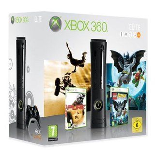 Xbox 360   Konsole Elite 120 GB inkl. LEGO Batman + Pure 