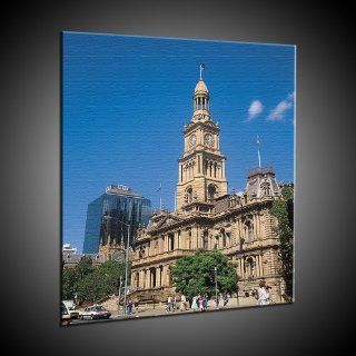 Kunstdruck Sydney Town Hall Rathaus in 120x120 cm Küche