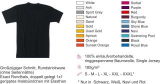 Shirt Exact 190 B&C T Shirt Tshirt S M L XL 2XL 3XL Neu in Schwarz