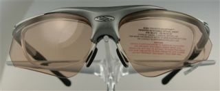 Rudy Project Exception Sonnenbrille Silber inkl. Optik Insert NEU