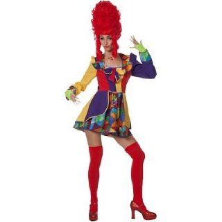 Karneval Damen Kostüm sexy Clown als Narr verkleiden