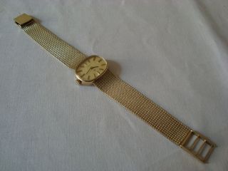 rh Armbanduhr Damenuhr Incabloc Mechanisch 585 Gold 14 Karat