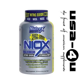 Nutrex   Niox 180 Liquicaps   NO Booster   Nitric Oxid