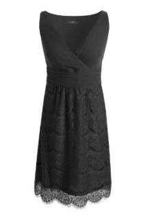 ESPRIT Collection Damen Kleid (knielang) J2S121, V Ausschnitt: 