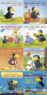Pixi Bücher Kleiner Rabe Socke Serie 193 + Bonus
