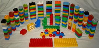 Lego Duplo 208 Teile Bausteine Platten + Zubehör