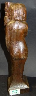 Hermann Meseke, Holzskulptur Nackte, H 30 cm 194/18008