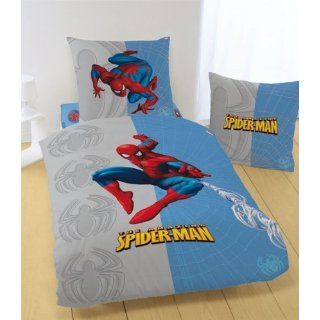 Spiderman Bettwäsche Jump 135 x 200 cm Biber/Flanell 