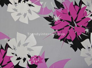 Vlies Tapete Wand Panel 03846 21 Blumen Blume Pink Grau Schwarz Weiß