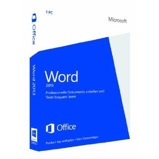 Microsoft Word 2013   1PC (Product Key Card ohne Datenträger) 