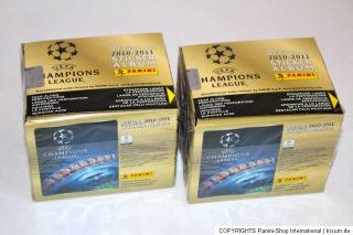 Panini UEFA CHAMPIONS LEAGUE 2010/2011 10/11 – 2 x DISPLAY BOX