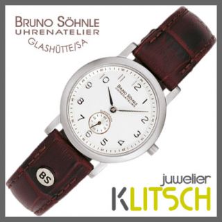 Bruno Soehnle Pisa Analog Quarz Lederband Damen Uhr Braun 17 13035 221