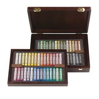 REMBRANDT   Pastell Luxus Holzmalkasten 60 ganze Stifte 