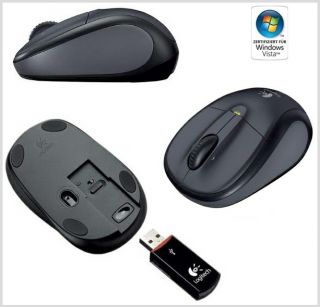 Logitech V220 Optische Maus for Notebooks schnurlos USB
