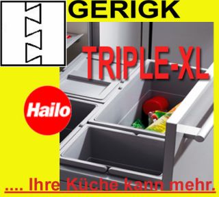 HAILO TRIPLE XL 45 er Abfallsystem für Auszüge