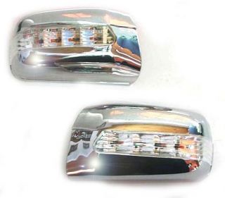 Chrom Spiegelkappen+LED Blinker Mercedes W210 W202 W140