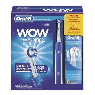 Braun Oral B Professional Care WOW XXL Edition Akkuzahnbürste Blau