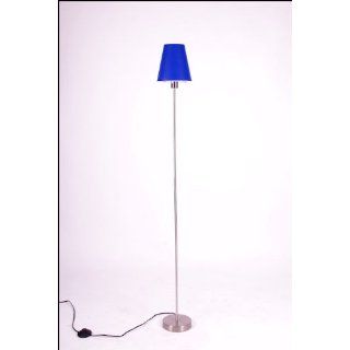 Stehlampe mit Lampenschirm Blau Küche & Haushalt