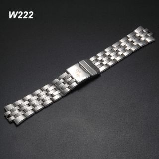 Uhren Armbänder   Uhrenarmband aus Edelstahl  20mm   GLANZPOLIERT