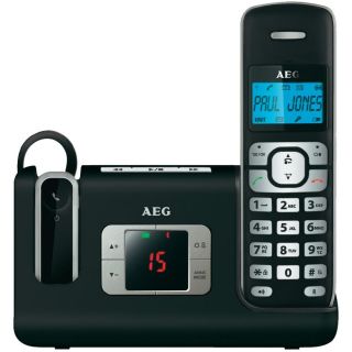 AEG Voxtel D 235 schnurloses analog DECT Telefon mit DECT Headset