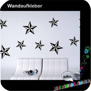 NAUTICAL STAR Wandaufkleber Wandtatto Kinderzimmer W239
