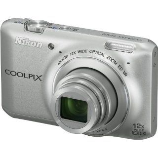 Nikon Coolpix S6400 Kompaktkamera 3 Zoll silber: Kamera