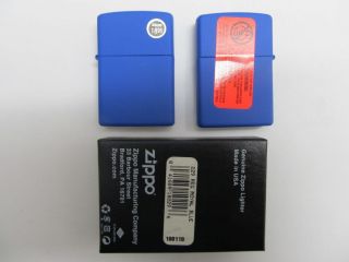 ZIPPO LIGHTER REGULAR ROYAL BLUE COLOR CODE 229 NEW IN BOX
