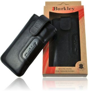 Burkley LIFESTYLE Case Samsung Galaxy W i8150 Echt Leder Tasche Etui