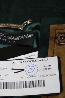 Dolce & Gabbana D&G Ledermantel Mantel Leder Gr. 32 38 #8
