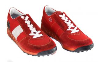 Tommy Hilfiger Herren Sneaker Schuhe Used Rot Gr. 42 #4