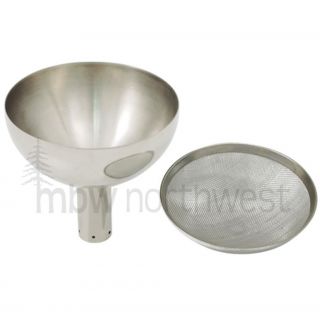 AERATING WINE FUNNEL + SEDIMENT STRAINER, STAINLESS NEW