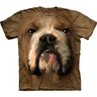 Bulldog Face Dog   Bulldogge/Hundegesicht   Erwachsenen T Shirt von