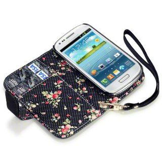 Flip Leder Handytasche Case Etui Hülle für Samsung Galaxy S3 Mini