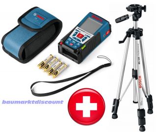 Bosch Laser Entfernungsmesser GLM 250 VF + Baustativ BS 150