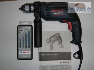 Bohrmaschine Bosch GSB13 RE+ Bohrerset + Koffer AKTION 4050046147029