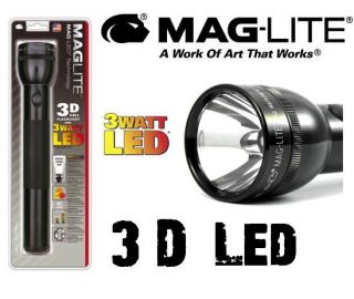MAGLITE 3D LED 3WATT Taschenlampe 3 D NEU & OVP