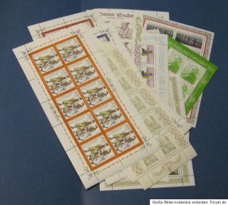 246 verschiedene Kleinbogen 10er Bogen Bund von 1989 2000 postfrisch
