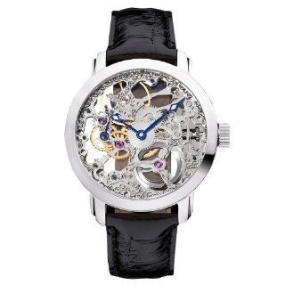 Monte Lovis Skelett Armbanduhr Herren Uhr Automatik 