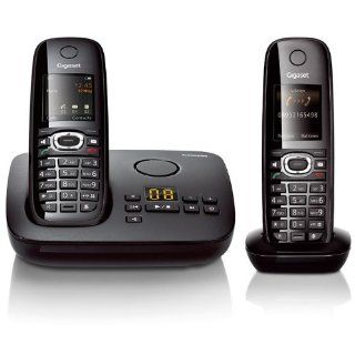 Siemens Gigaset CX595 DUO schwarz, ISDN Telefon mit 2 