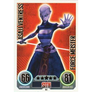 Star Wars Force Attax Einzelkarte 186 Asajj Ventress Sith Force