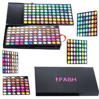 96 Farben Lidschatten Palette + 24tlg Makeup Pinsel Set 