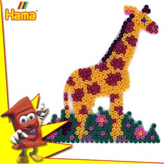 HAMA midi Bügelperlen Stiftplatte Nr.292 Giraffe