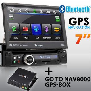 1Din Navigation GPS NAVI Radio BLUETOOTH Autoradio 7 TOUCHSCREEN DVD