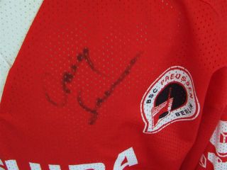 Signiert Eishockey Trikot BSC Preussen Berlin (XL)#15 Marco Rentzsch