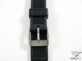 NEU 16mm Schwarzes CASIO Uhrenarmband aus hochwertigem Kunststoff