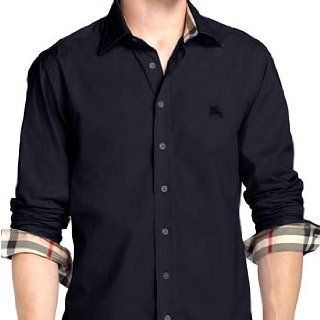 Burberry Brit Designer Herren Hemd in schwarz Business Shirt