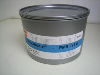 Novaboard PMS 291 C Blau Druckfarbe Offsetdruck Offset unbenutzt 2