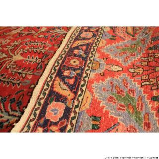 Antik Handgeknüpfter Perser Teppich Sarough Saruk Iran GJ0176 Tappeto